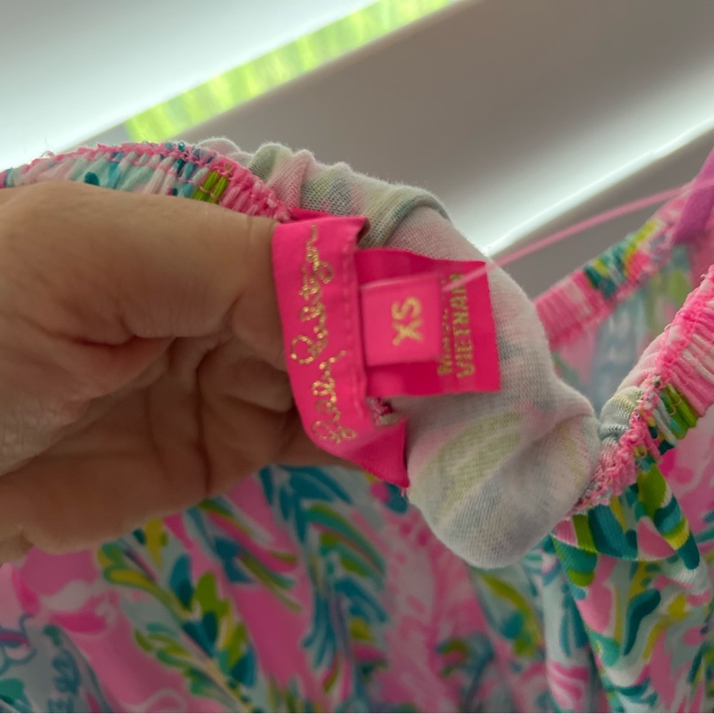 Lilly Pulitzer dress romper XS mint condition like new - Picture 2 of 7